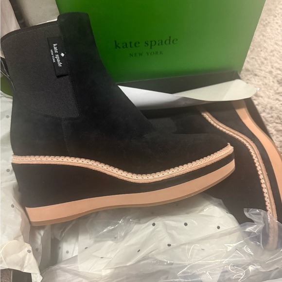 Kate Spade Addison Wedge Ankle Boots - Picture 2 of 3